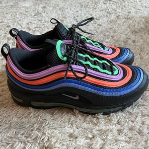 Womens Nike Air Max 97 Black Multicolor